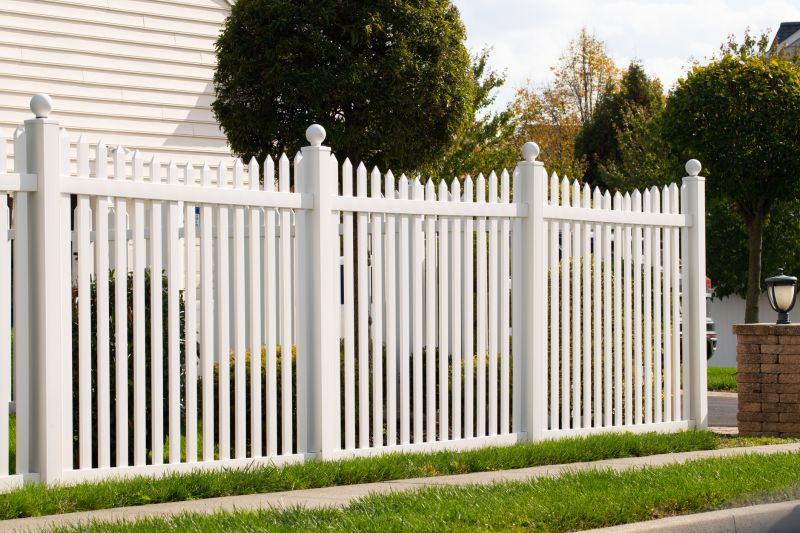 White PVC Fence Installation in Pearland, TX
