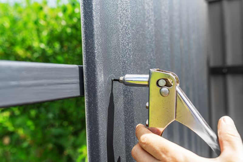 Tennis Court Fence Repair detail