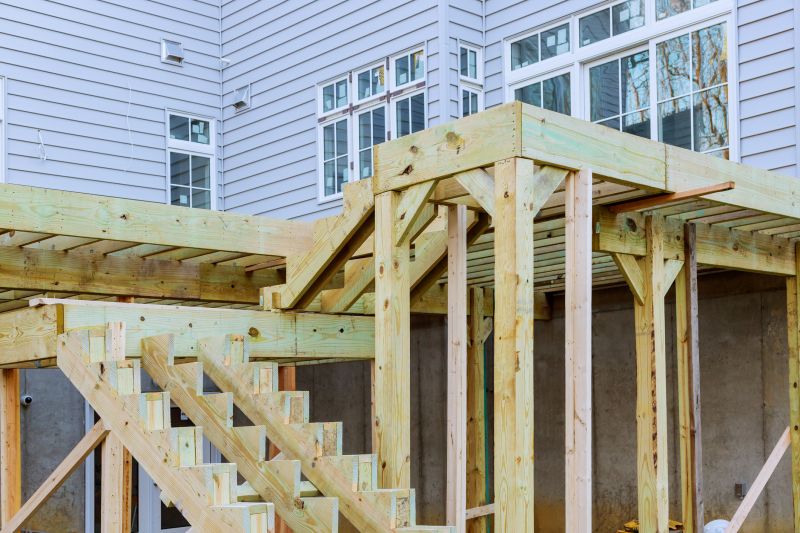 Ground Level Deck Construction in Worcester, MA